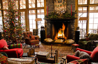Christmas by the fire
