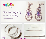 DIY Earrings By Wire Twisting