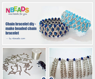 Chain Bracelet DIY - Make Beaded Chain Bracelet