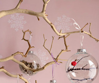 Plain glass ornament