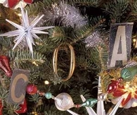 Lettered ornaments