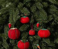 Hanging pincushions