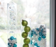 Jars with ornaments