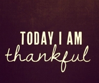Today i am thankful