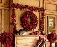 Red Christmas wreath