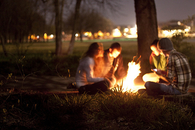 Friends bonfire