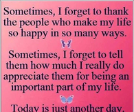 thank you for being here for me