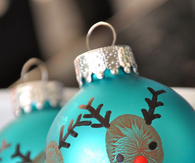 DIY Christmas Reindeer Ornaments