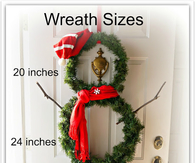 DIY Wreath Snowman