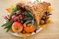 DIY Thanksgiving Cornucopia