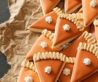 Mini Pumpkin Pie Slice Cookies