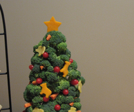DIY Vegetable Christmas Tree