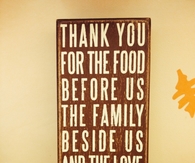 giving thanks