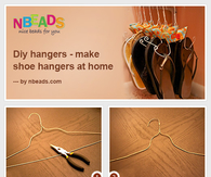 DIY Hangers - Make Shoe Hangers at Home