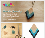 Beaded Jewelry - Make A Beaded Diamond Pendant