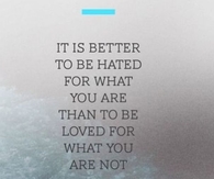 For What You Are