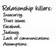 Relationship Killers