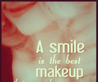 A smile is the best makeup