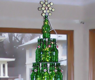 DIY Beer Bottle Tree