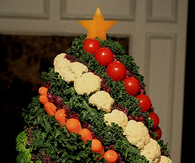 DIY Vegetable Christmas Tree