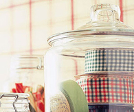 Candy and Ribbon Jars
