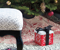 Custom tree skirt
