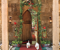 Decorated entry