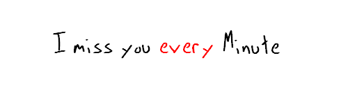 I Miss You Every Minute