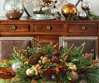 Evergreen centerpiece