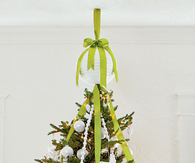 Suspended tree topper