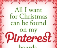 all I want for Christmas