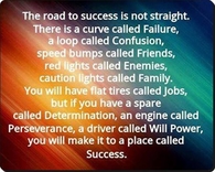 the road to success