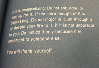 you will thank yourself