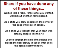 share if you have done any of these