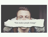 Pain makes people change