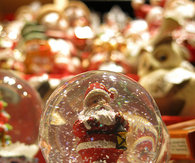 Santa snowglobe
