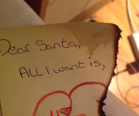 Dear santa, all i want is him
