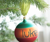 Personalized christmas ornament