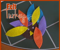 Felt turkey