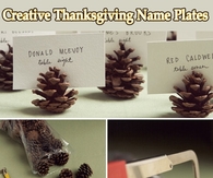 DIY Thanksgiving Name Plates