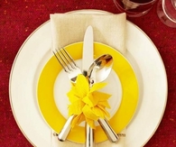 Yellow Flower Plates