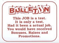 this job is a test