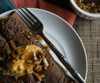 Chocolate crepes