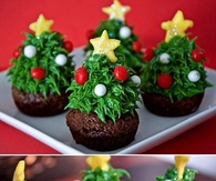 Christmas Tree Brownies