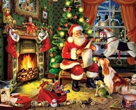 Santa Checking off his List