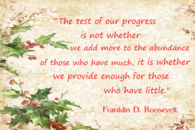 The Test of Our Progress