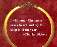 I Will Honor Christmas in My Heart...