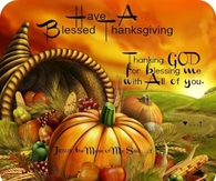Have a Blessed Thanksgiving