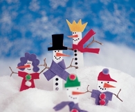 Craft stick holiday ornaments