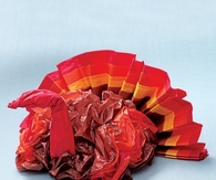 Tissue paper turkey